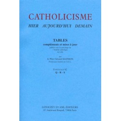 Catholicisme Tables, Fasc. 82 Q-R-S