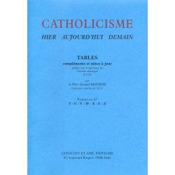 Catholicisme Tables, Fasc. 83 T-Z