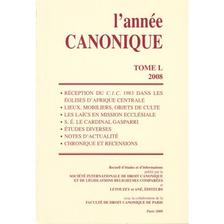 L'année canonique L (2008)