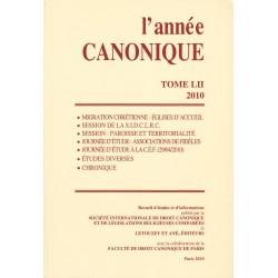 L'année canonique LII (2010)