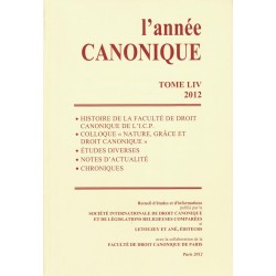 L'année canonique LIV (2012)