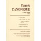 L'Année canonique XXX Le Code 1983