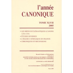 L'Année canonique XLVII (2005) Biens ecclésiastiques