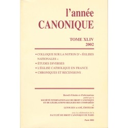 L'Année canonique XLIV (2002) Eglises nationales : Royaume-Uni