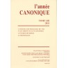 L'année canonique LIII (2011)