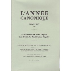 L'Année canonique XXV