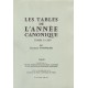 L'Année canonique Tables des tomes I à XXV