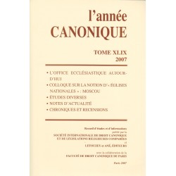 L'Année canonique XLIX (2007)