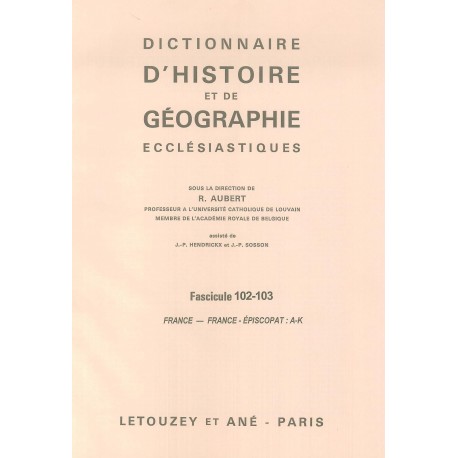 Episcopologe français des temps modernes (1592-1973)