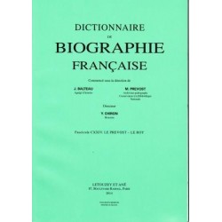 Dictionnaire de biographie française, fasc. 1-124