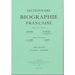 Dictionnaire de biographie française, T. I-XXI brochés