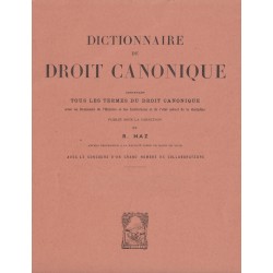 Dictionnaire de droit canonique T. I à VII brochés