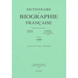 Dictionnaire de Biographie française, fasc. 125