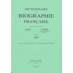 Dictionnaire de Biographie française, fasc. 126