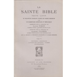 Livres sapientiaux, VI