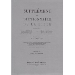 Supplément au Dictionnaire de la Bible, fasc. 74