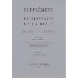 Supplément au Dictionnaire de la Bible, fasc. 75