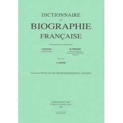 Dictionnaire de Biographie française, fasc. 128