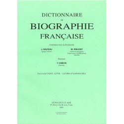 Dictionnaire de Biographie française, fasc. 130